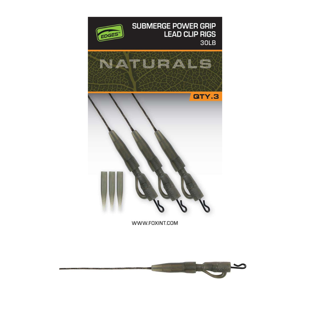 EDGES NATURALS SUBMERGE POWER GRIP LEAD CLIP LEADER