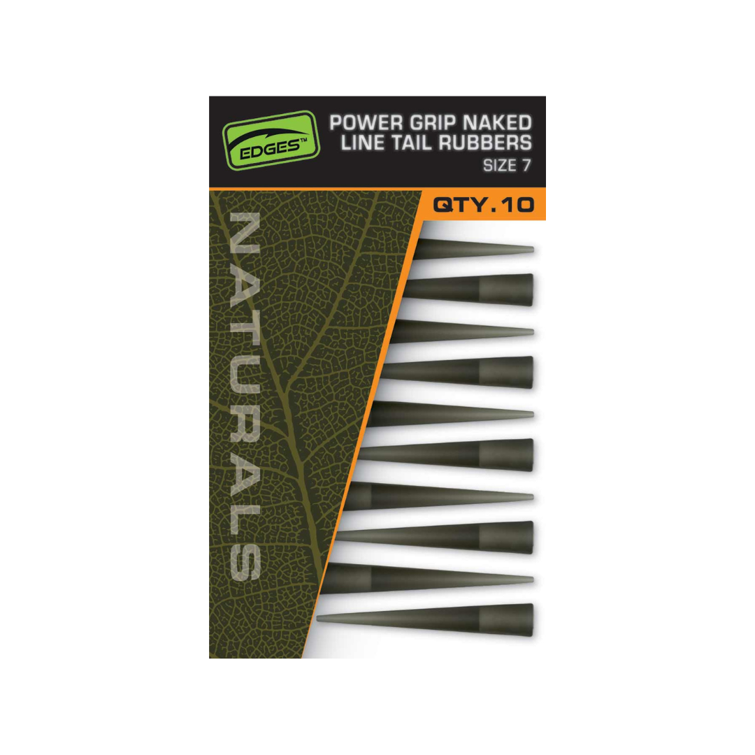 NATURAL POWER GRIP NAKED LINE TAIL RUBBERS