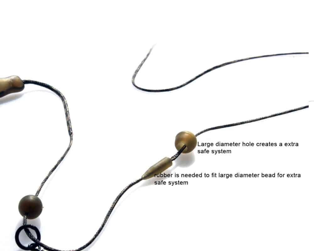 NAKED CHOD/HELICOPTER SYSTEM RUBBER & BEADS WEED