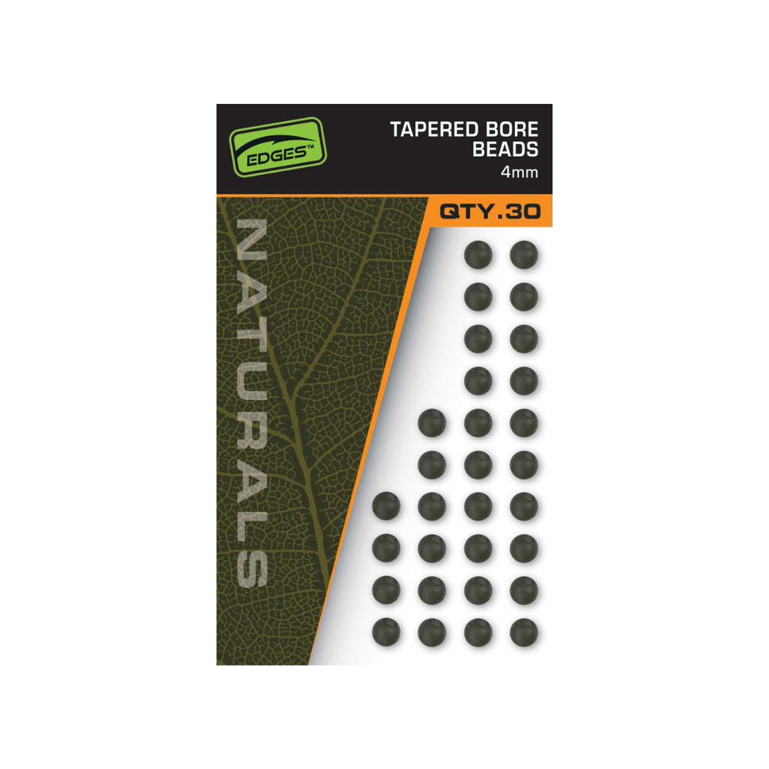NATURAL TAPERED BORE BEADS