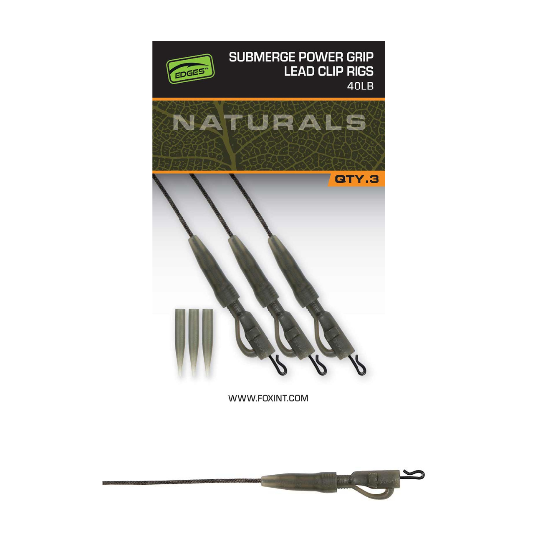EDGES NATURALS SUBMERGE POWER GRIP LEAD CLIP LEADER