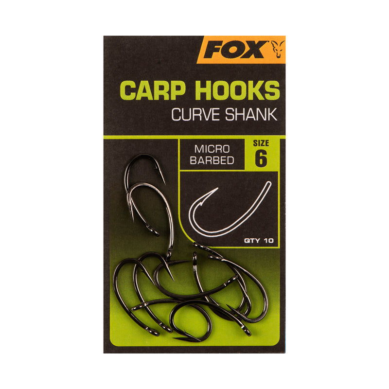 FOX CARP HOOKS- CURVE SHANK