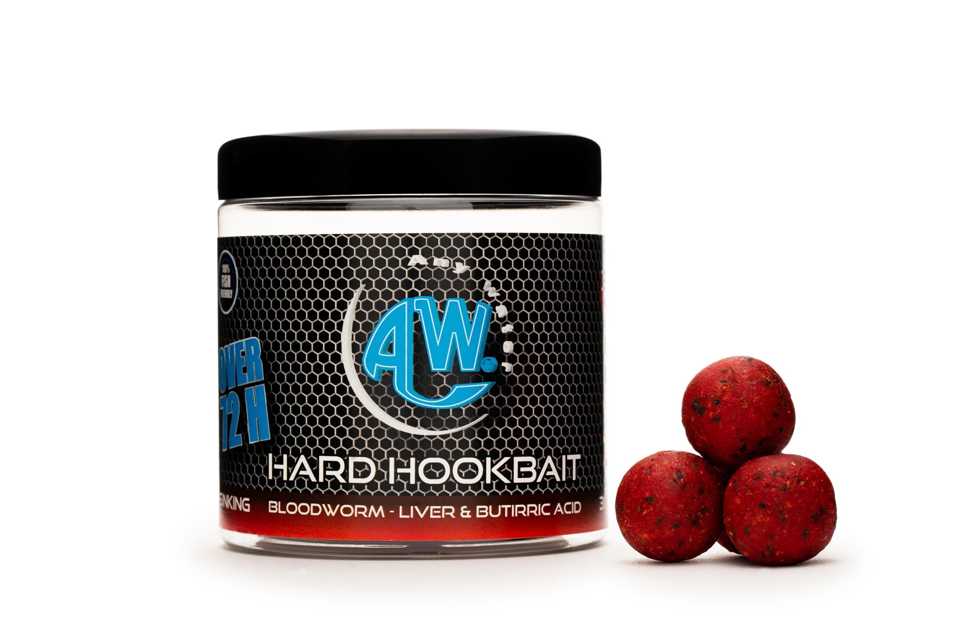 HARD HOOKBAIT BOILIES B.L.B BLOODWORM LIVER & BUTTRIC ACID