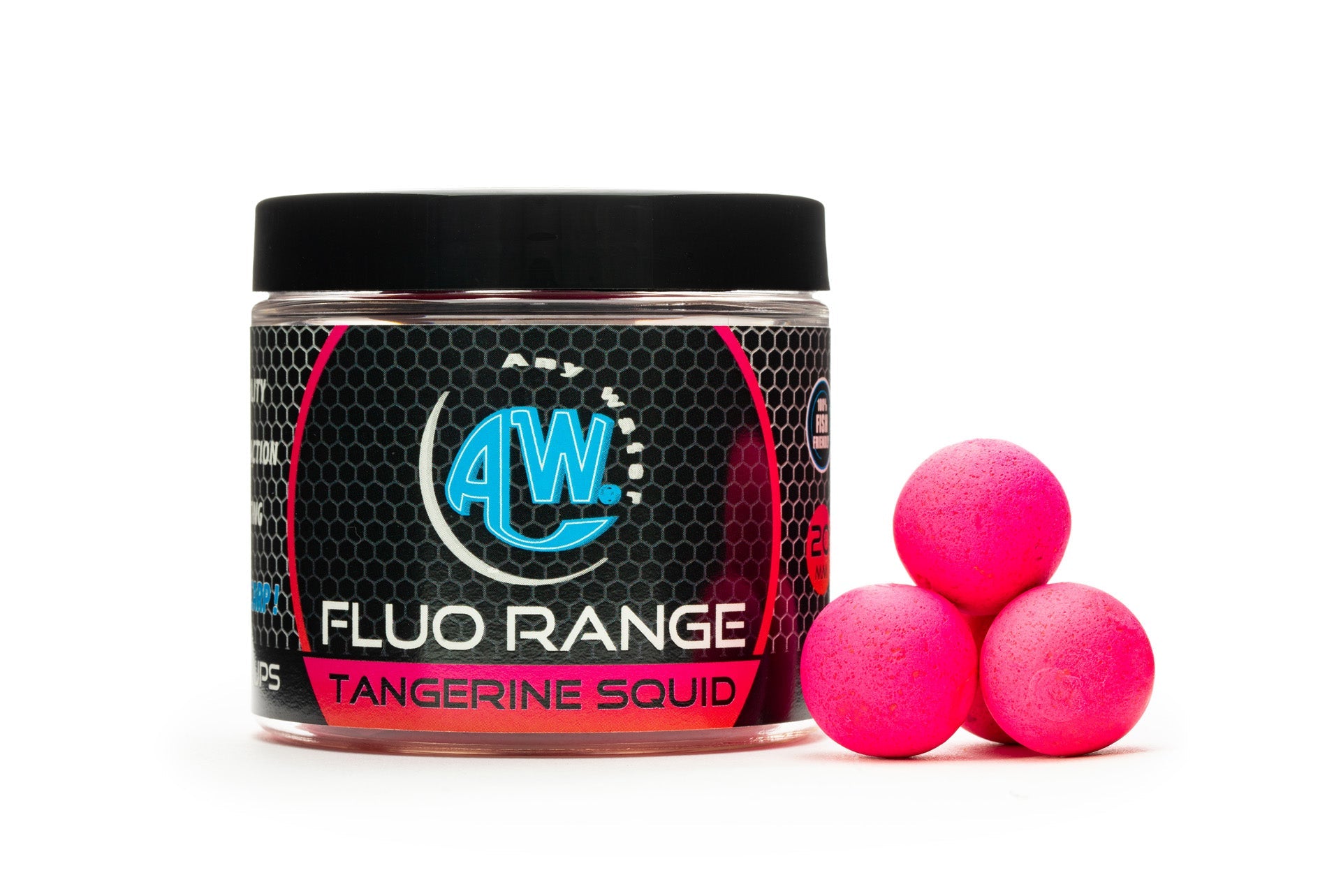 FLUO POP UPS BOILIES TANGERINE SQUID