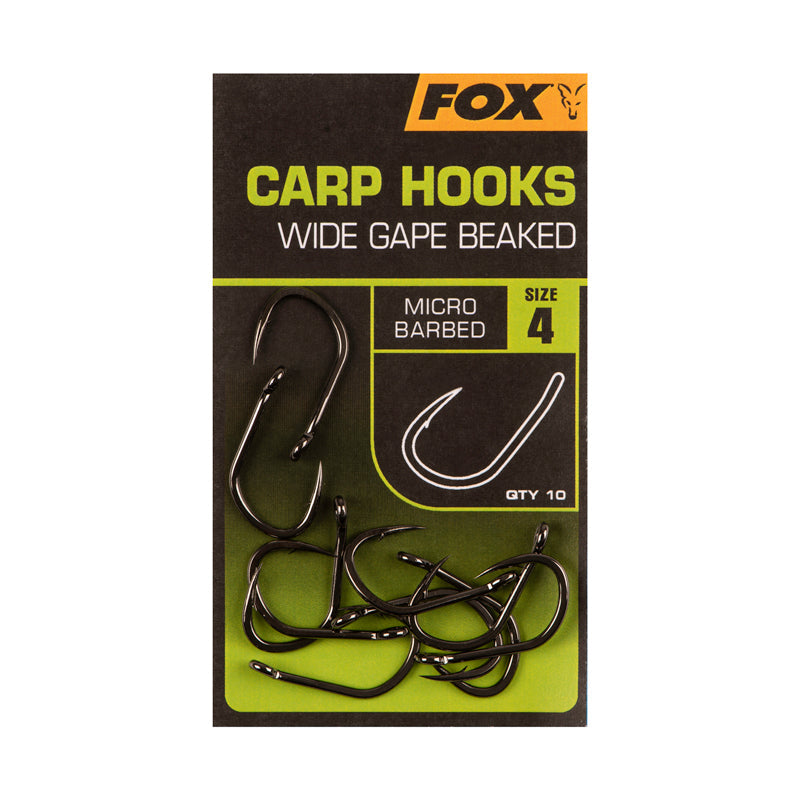 FOX CARP HOOKS WIDE GAPE