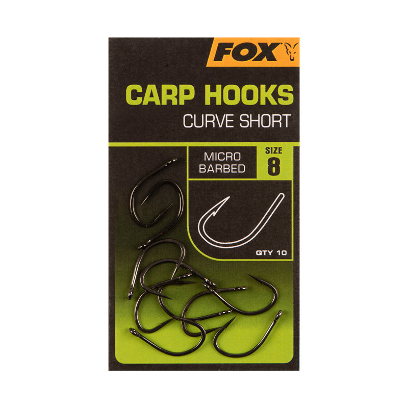 FOX CARP HOOKS- CURVE SHORT
