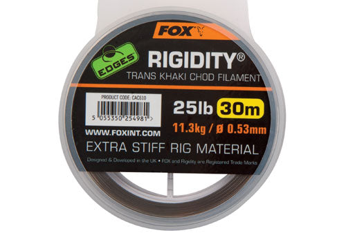 EDGES RIGIDITY CHOD FILAMENT