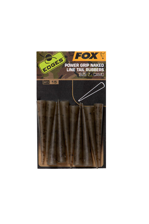 EDGES CAMO POER GRIP NAKED LINE TAIL RUBBERS