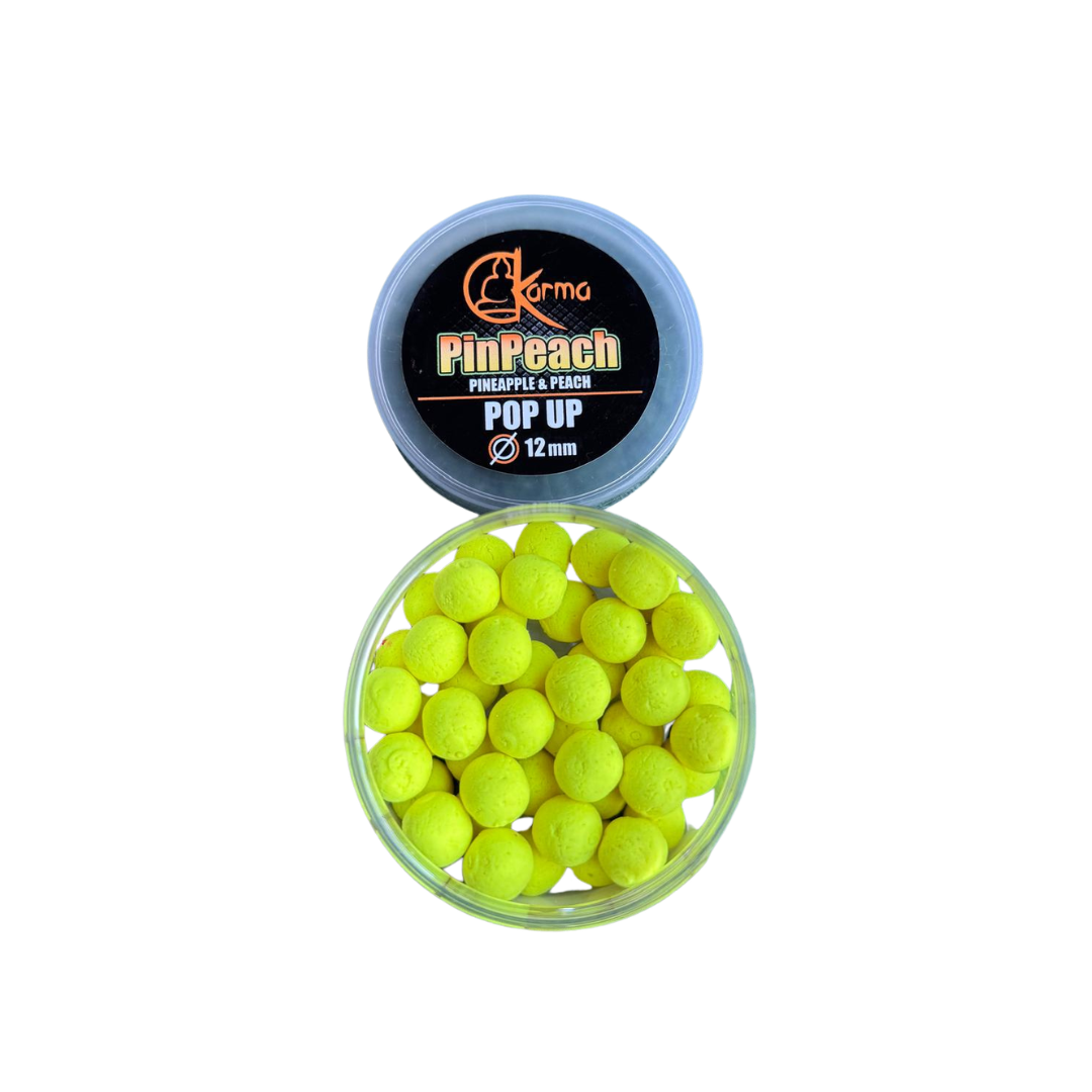 Pop Up pin peach 12mm