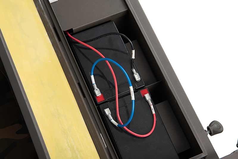 TRANSPORTER 24V POWER PLUS BARROW (INCLUDING 2 X 9AH 12V BATTERIES AND CHARGER)