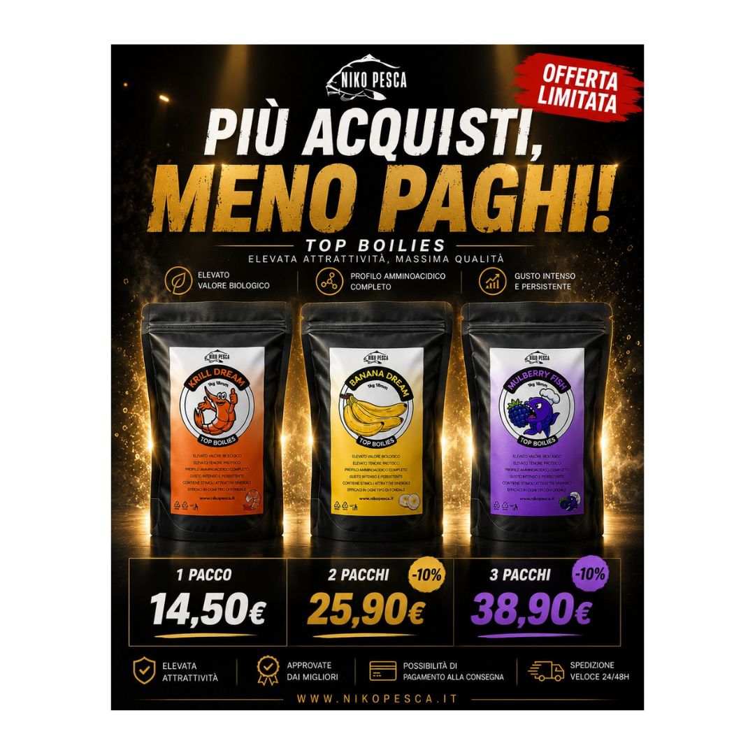 Linea NikoPesca - più acquisti, meno paghi
