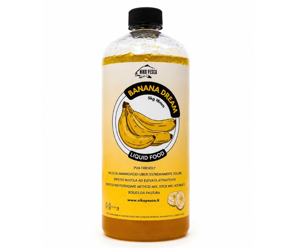 NikoPesca - liquid food banana 1lt