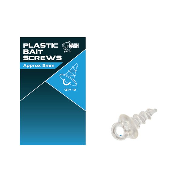 Plastic bait screw 8mm