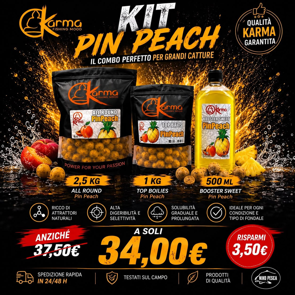 KIT PIN PEACH