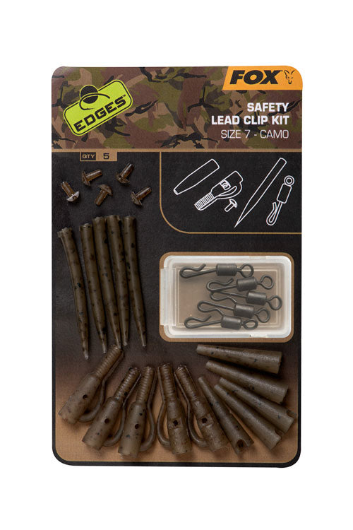 EDGES CAMO SAFETY LEAD CLIP SET