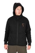 Collection Sherpa Jacket Black & Orange