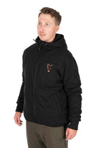 Collection Sherpa Jacket Black & Orange