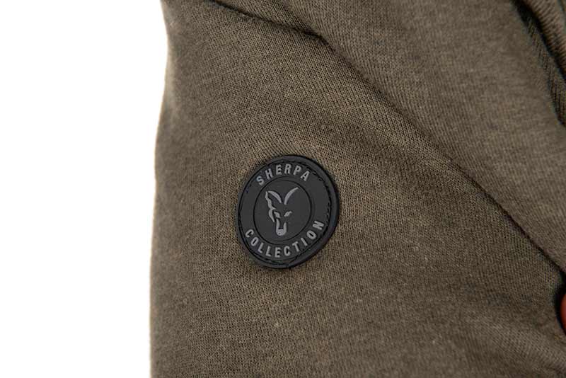 Fox Collection Sherpa Jacket Green & Black