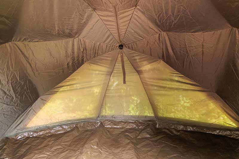 retreat brolly system (including vapour infill)